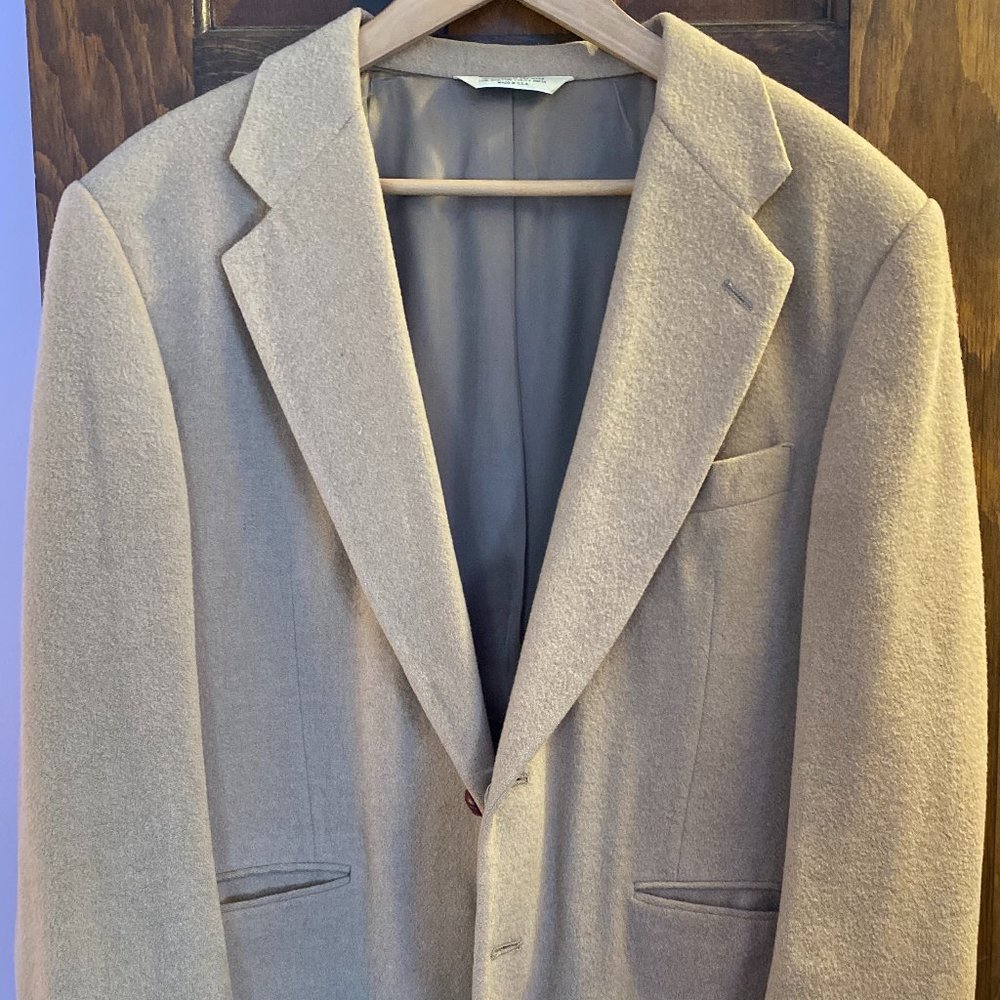 Evan Picone 70s Vintage Camel Hair Blazer